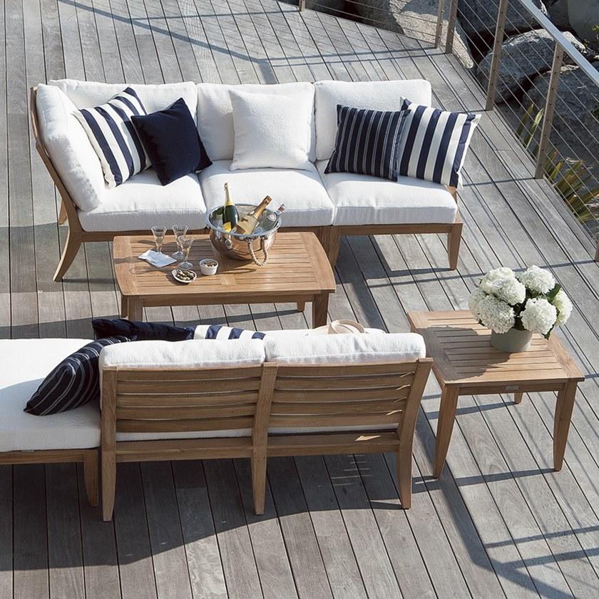 JANUS et Cie Подставка для ног из тика Relais sun-id-1419556 - Вид №3