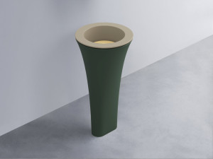 AMLA45-AV+AMPILT-CN+AMCOLT-MU Раковина Amedeo Tondo отдельностоящая cielo Enjoy + Amedeo