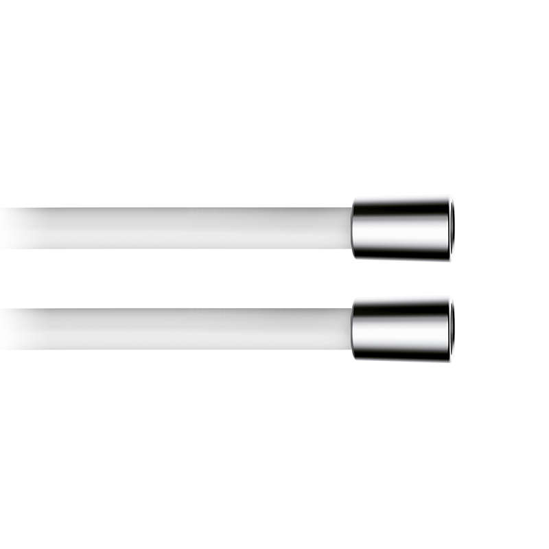 00050031 PREMIUM Гладкий шланг для душа 150 Белый-Хром GRB MIXERS 