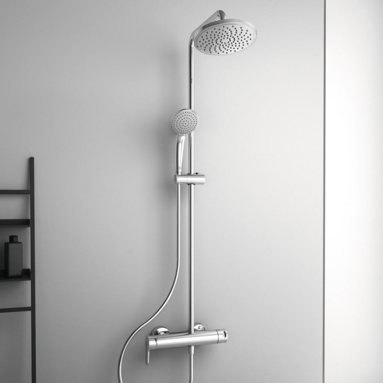 BC750AA Душевая система в комплекте с настенным смесителем для душа IDEALRAIN Ideal Standard CERAFINE O - Вид №3