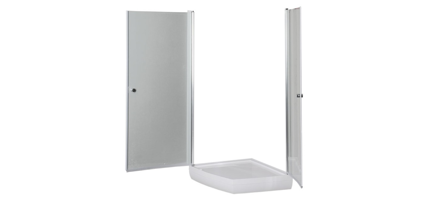 Душевой уголок Aquanet IVA NK1222 100x90 L, прозрачное стекло 0018252100180597 - Вид №3