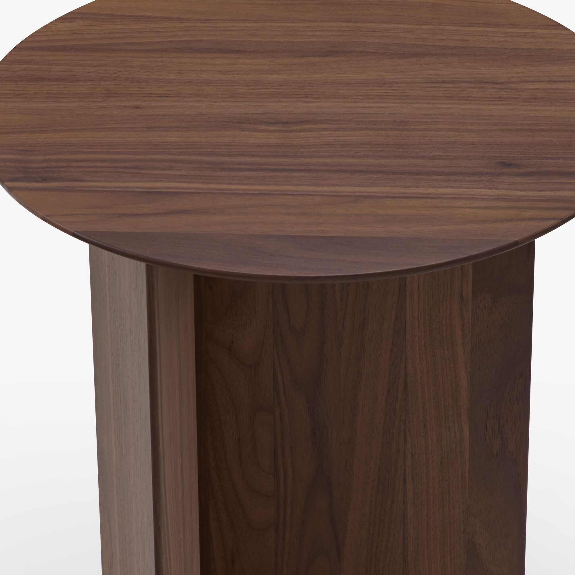 Круглый журнальный столик из грецкого ореха Ligne Roset APUSO & RONDONE ARCH-00089026 - Вид №3