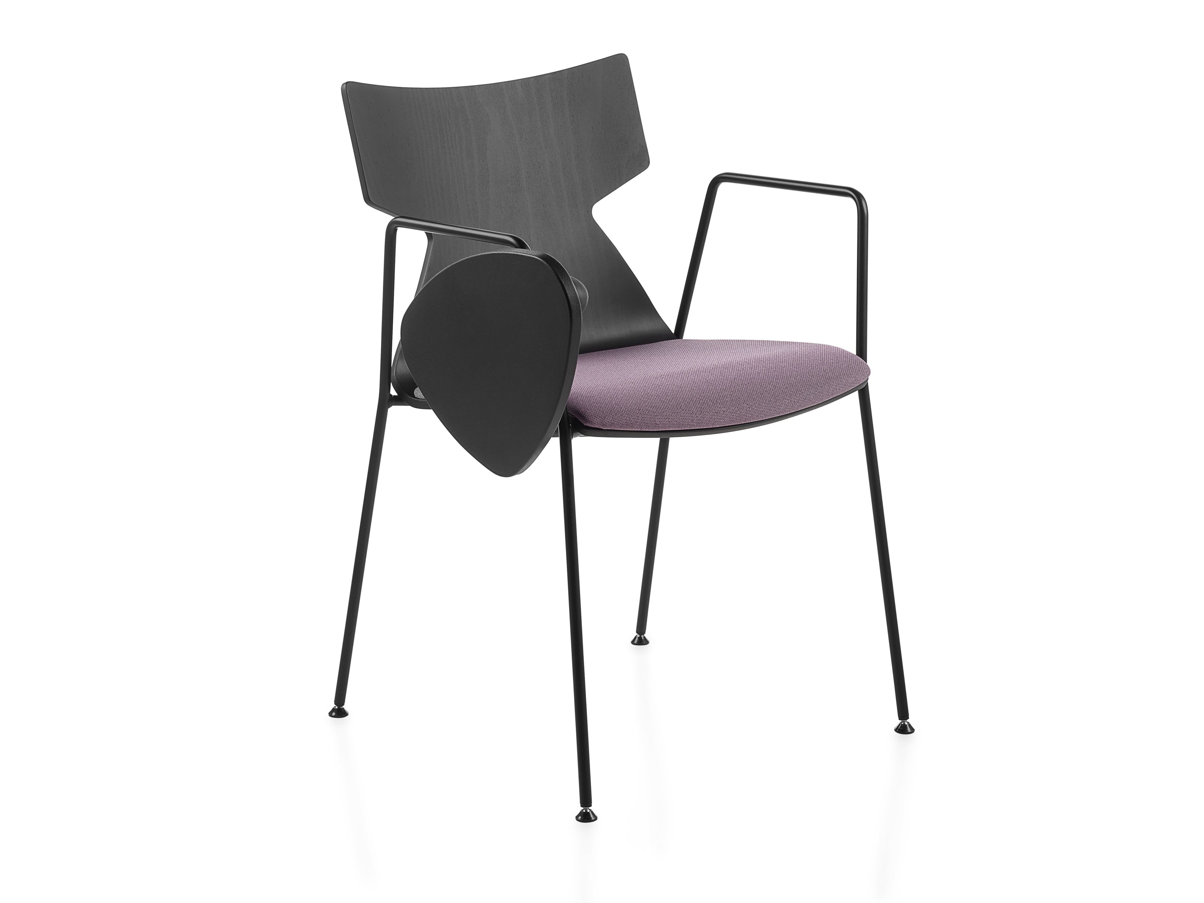 Стул для конференций из бука с опрокидыванием Kastel Kimbox Wood ARCH-00041769 - Вид №1