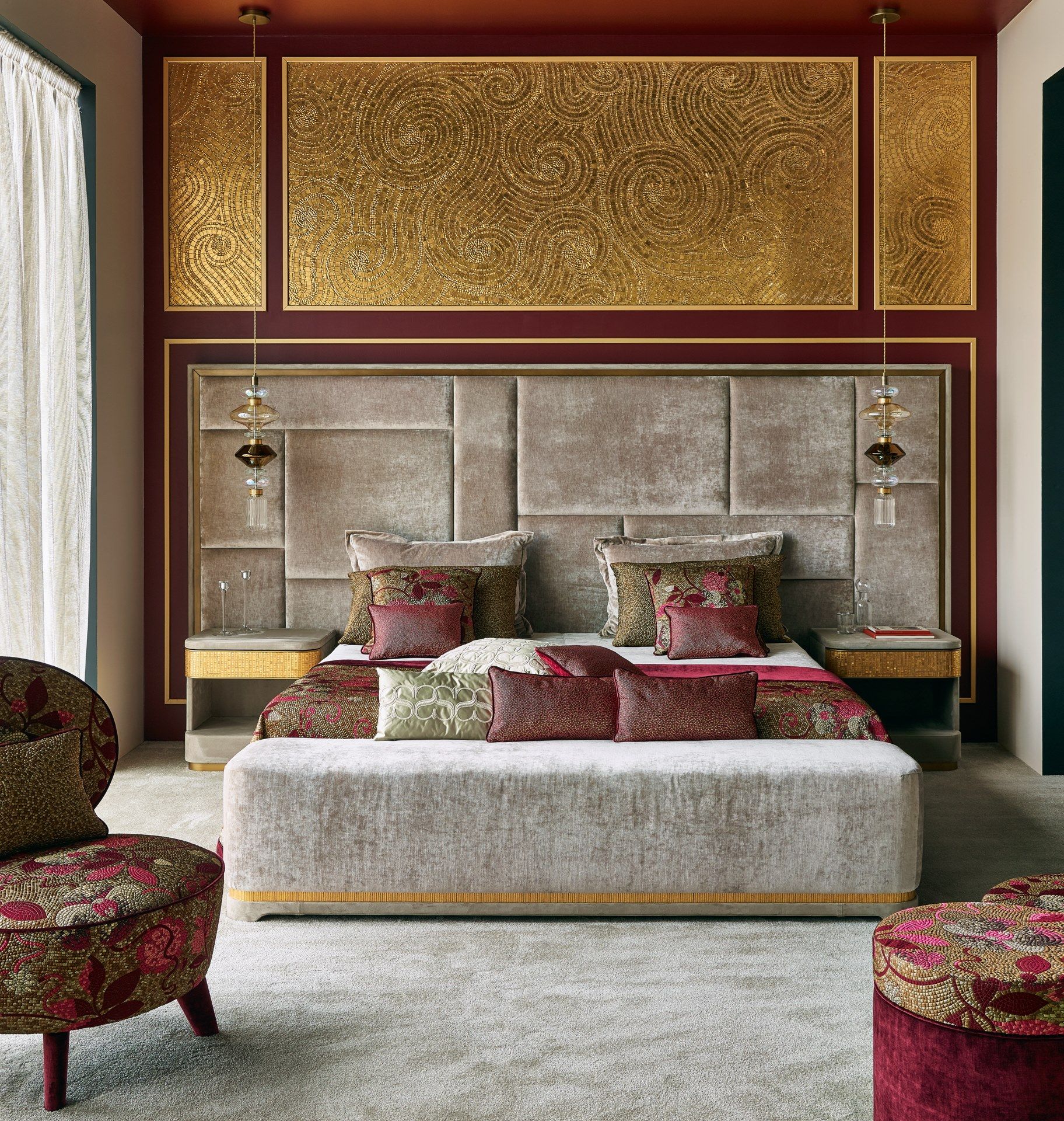 Скамейка из ткани Sicis Valmont ARCH-00119255 - Вид №3