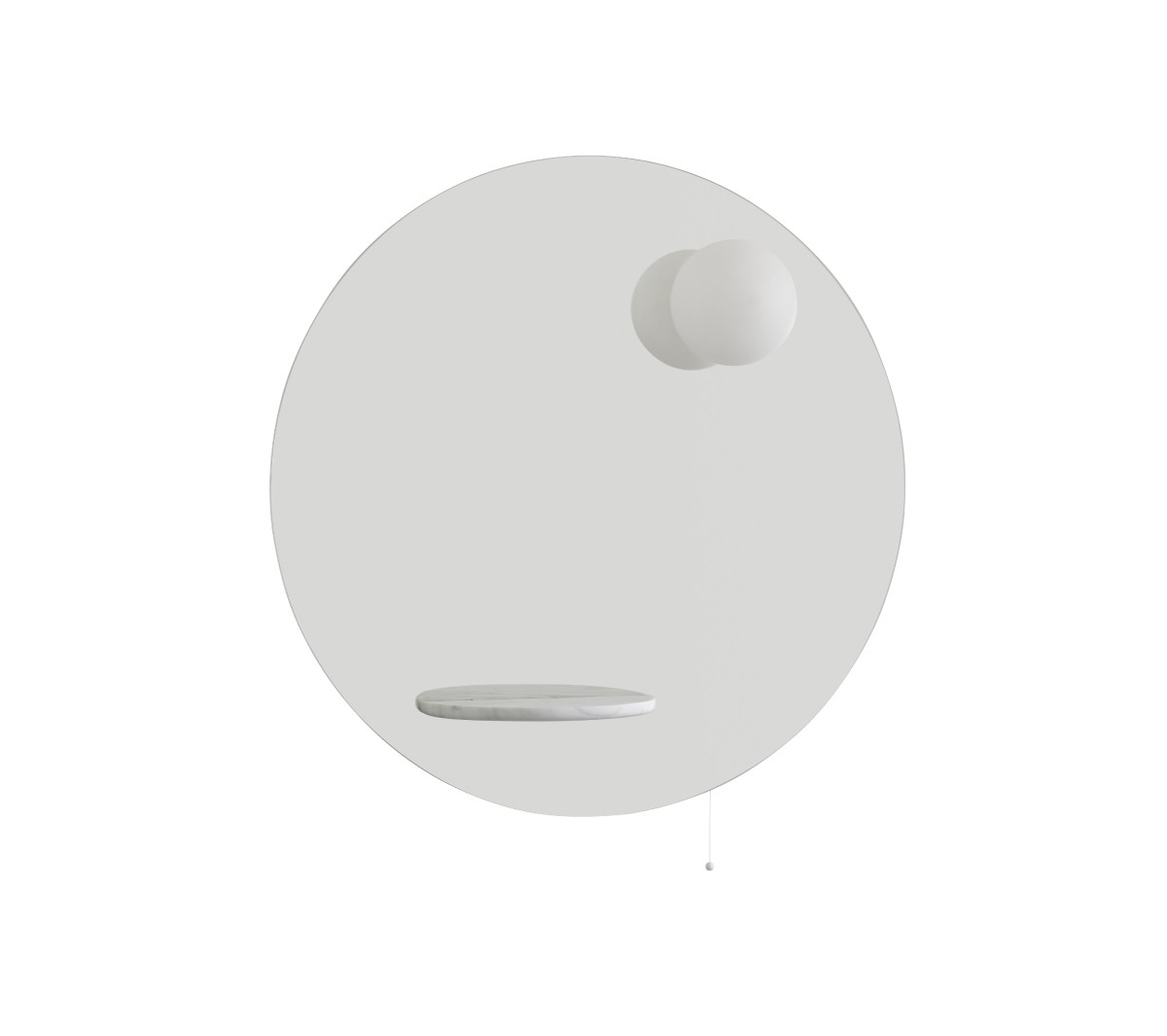 Ex.T Float Настенное зеркало с полкой и светильником EXSPFLOATCAR 