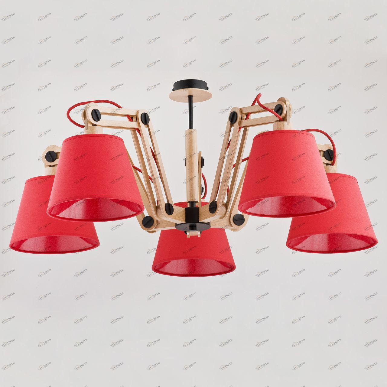 Потолочная люстра Alfa Joga Red 22245 ALFA JOGA RED 313551 Красный 