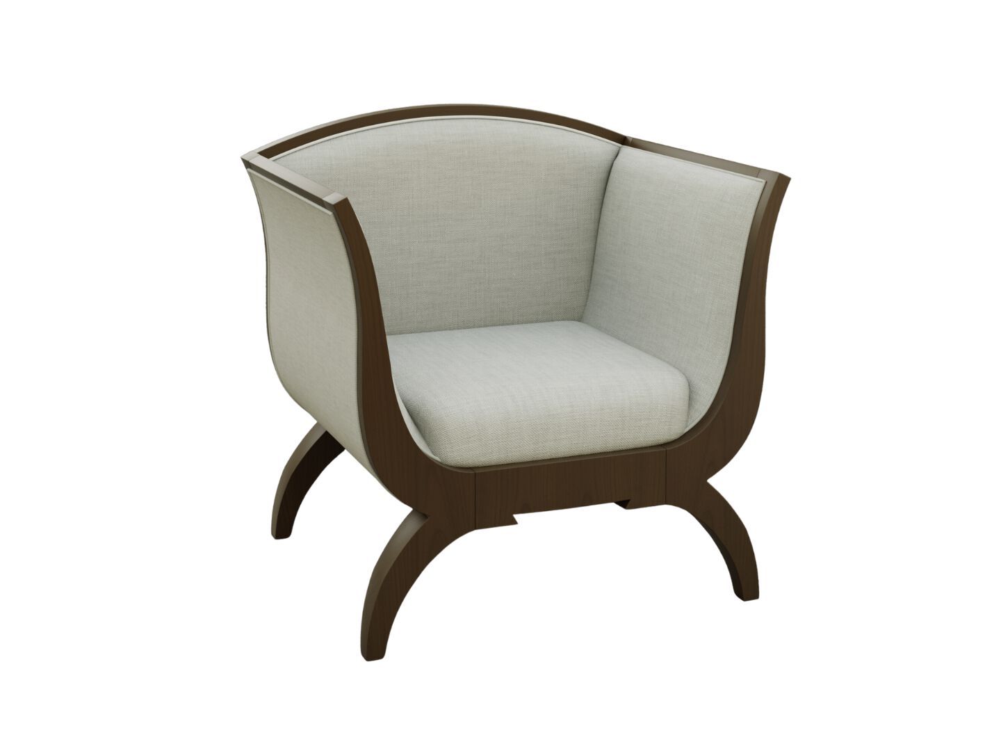 Тканевое кресло с подлокотниками Morelato Biedermeier ARCH-00133494