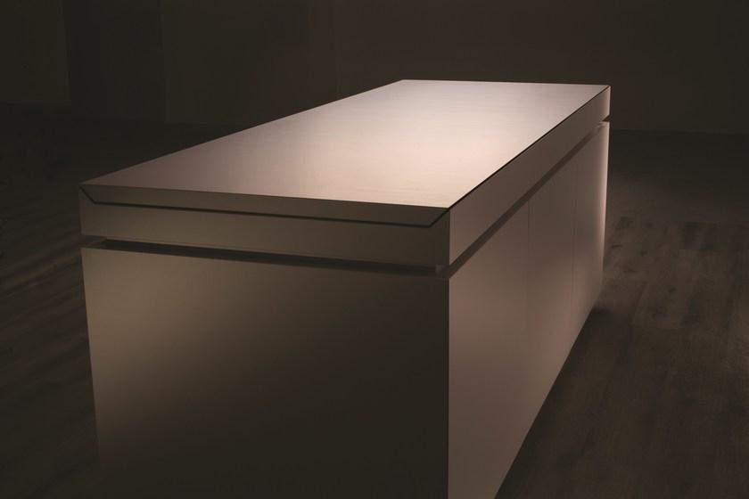 Strato Cucine Кухонный остров в белом стратоколоре Semplice sun-id-1386012 - Вид №1