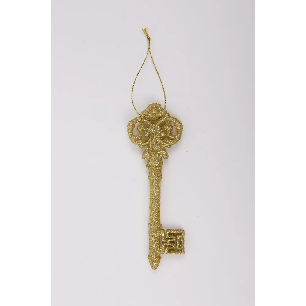Елочная игрушка Ключик KREAFORTA 14.5x4.8 см золотой STLM-2119588