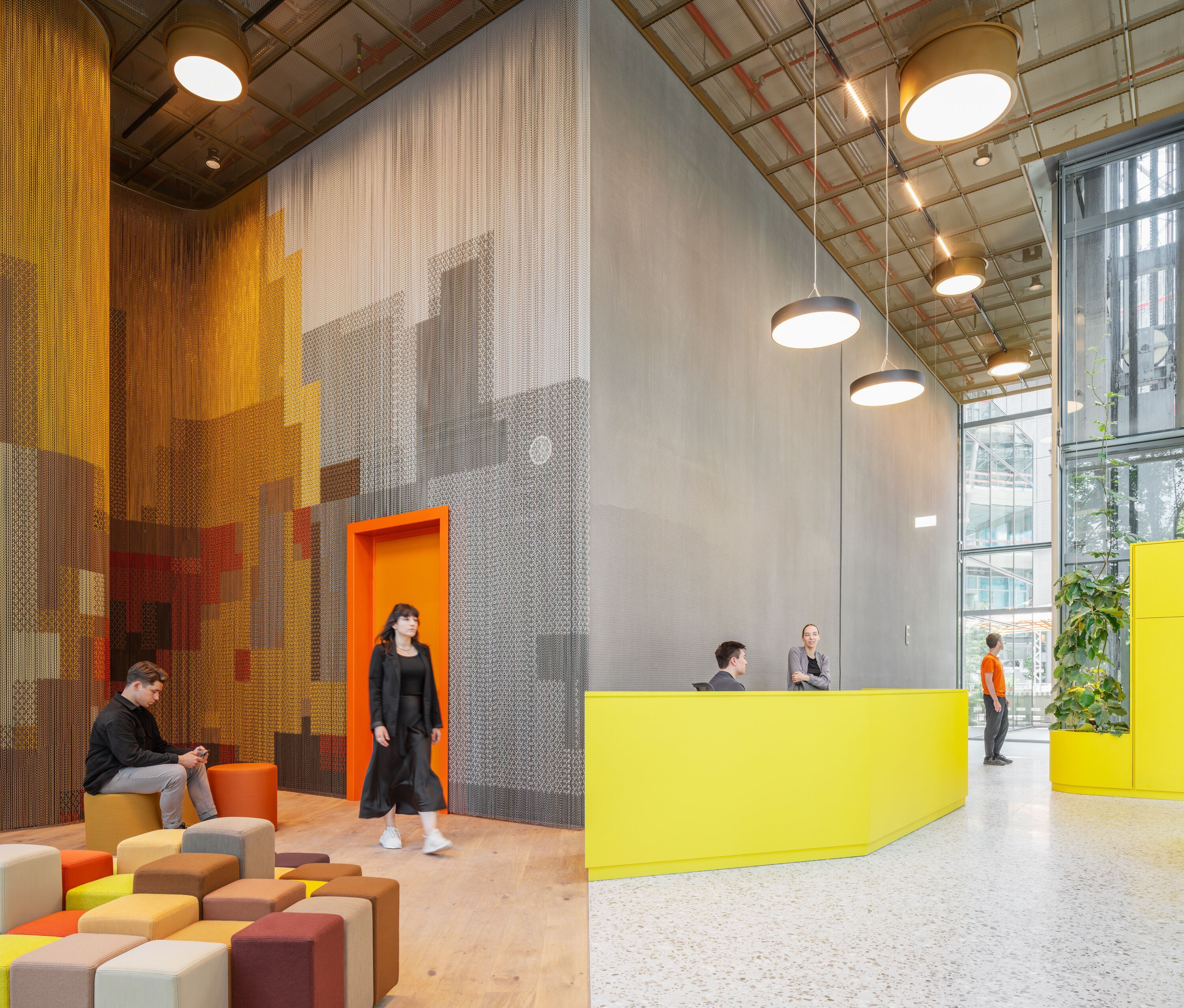 Алюминиевая проволочная палатка Kriskadecor WALLCOVERING - LOBBY E ARCH-00150452 - Вид №5