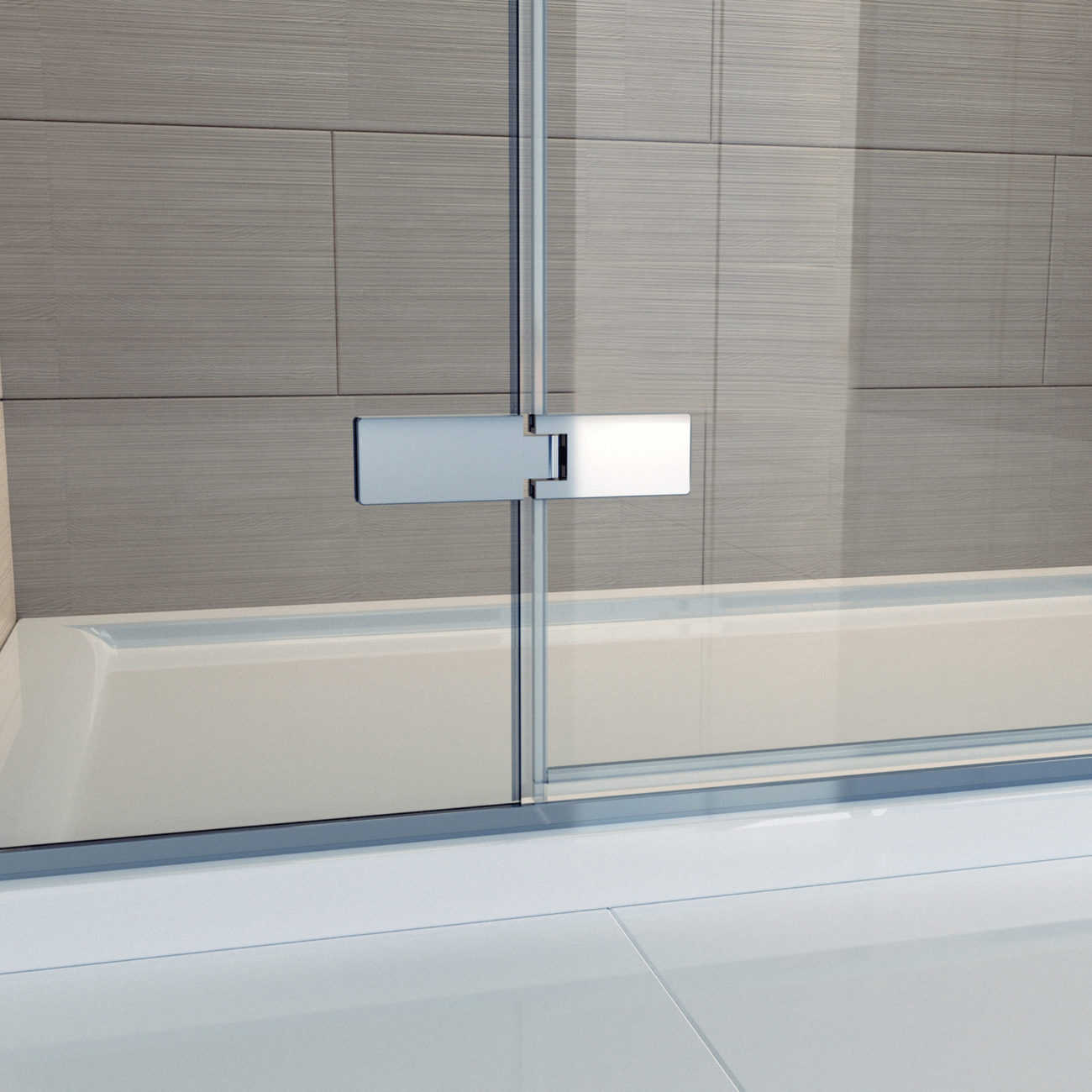 Дверь в нишу GHA1000H L или R Merlyn Arysto Хромированный  - Вид №2