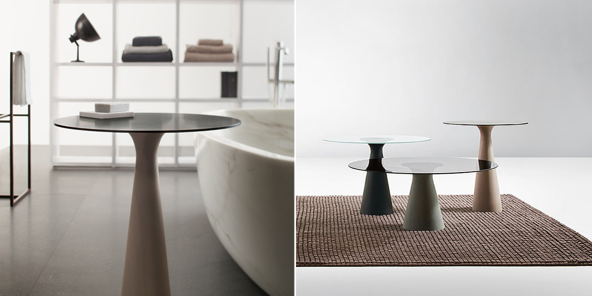 СТОЛИК КОФЕЙНЫЙ СТЕКЛЯНЫЙ LEAF 45Х60 СМ Neutra Design GSL452EX - Вид №3