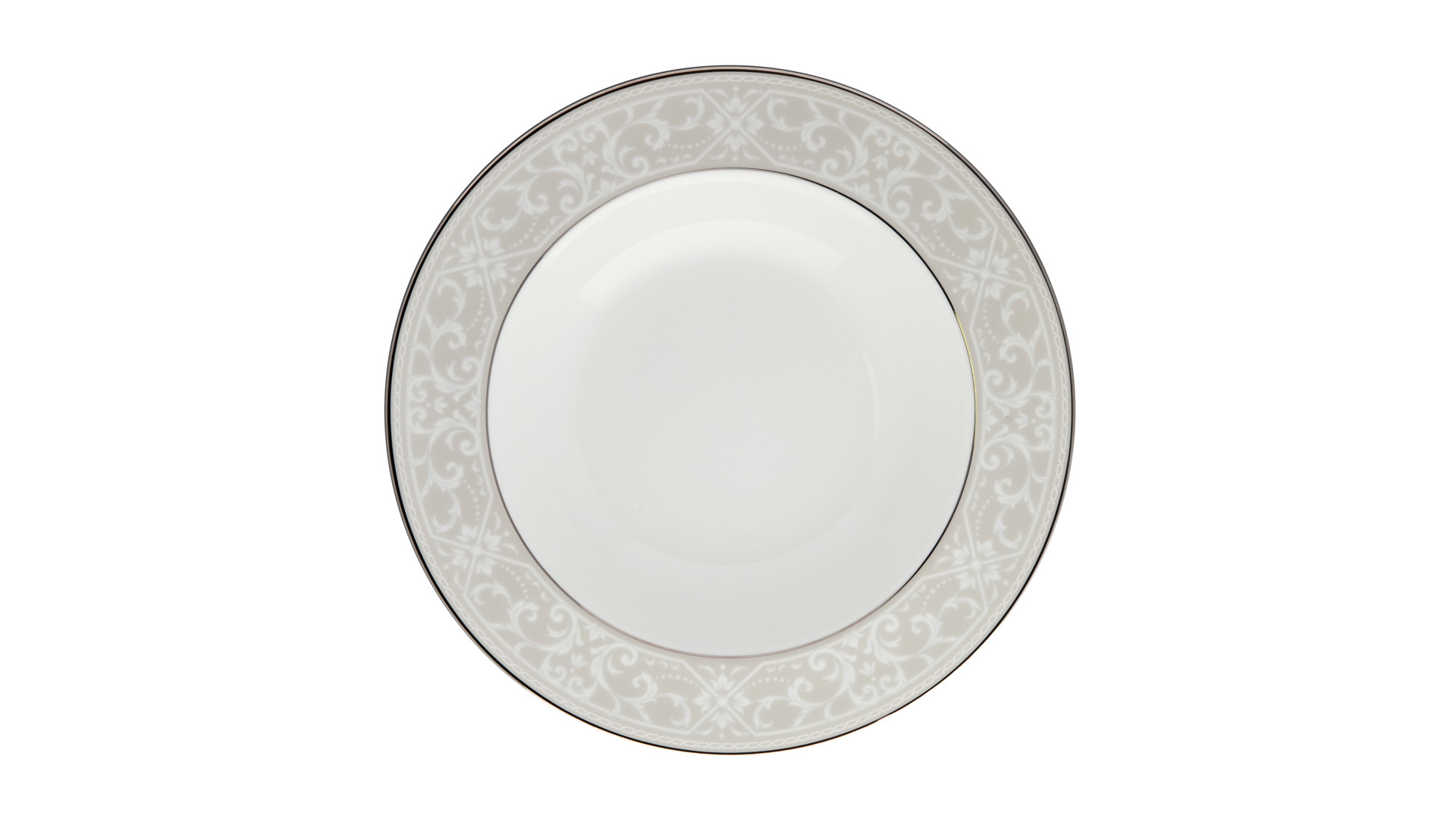 10672918 Noritake Сервиз столовый Noritake Монтвейл, платиновый кант на 6 персон 20 предметов, фарфор Фарфор костяной  - Вид №2