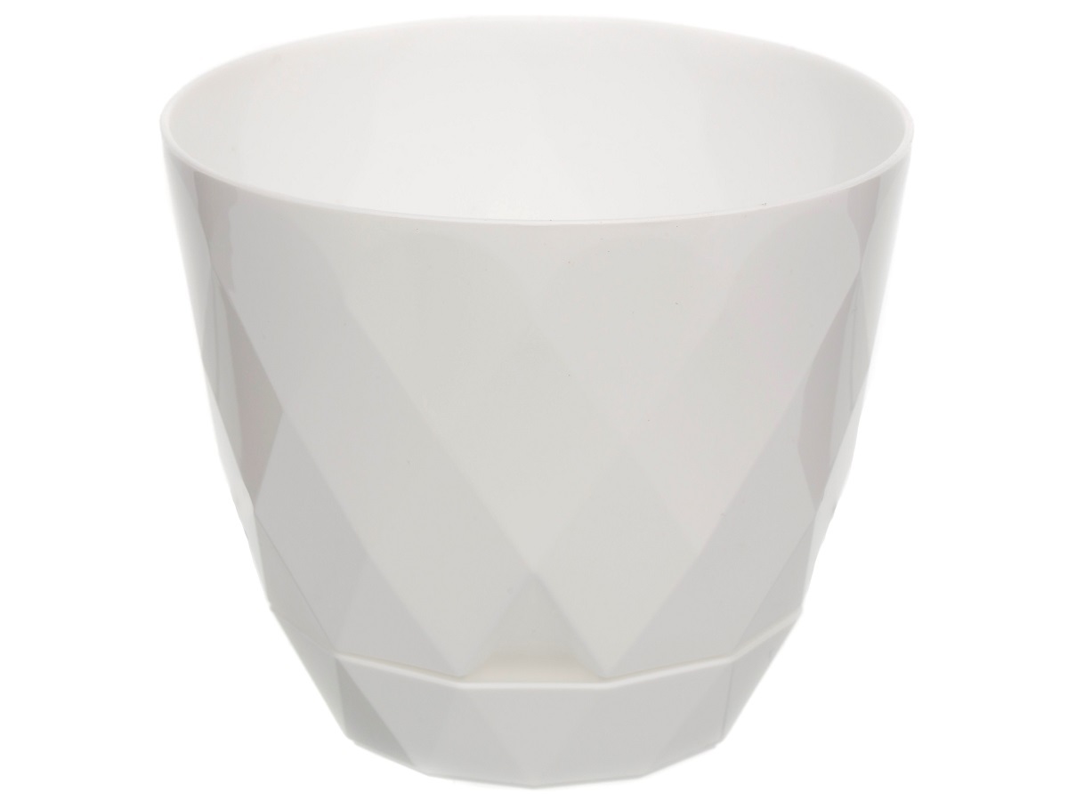 Горшок для цветов Rico 0.3L White NAVAKO 16016