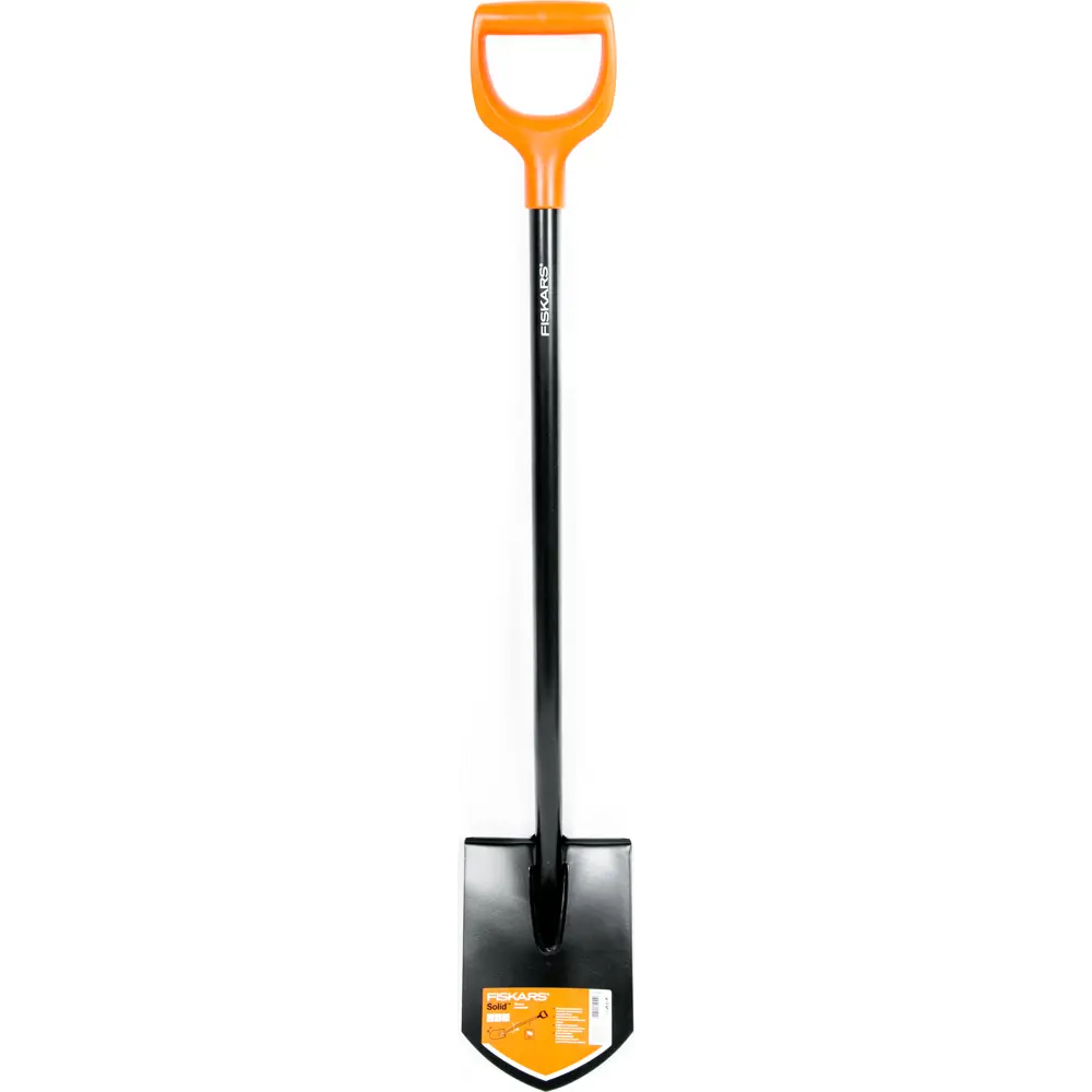 Лопата штыковая Fiskars SolidTM 116 см сталь с черенком STLM-2062165 - Вид №2