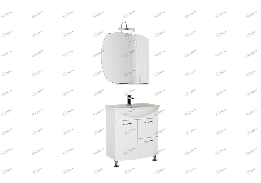 Мебель для ванной Aquanet Моника 75 белый 00187566