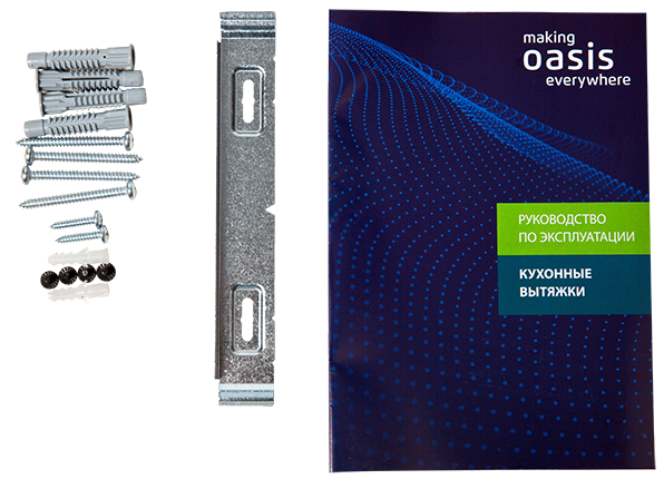 8198291 Вытяжка наклонная Oasis NP-50W белый/белый STDN-0040653 - Вид №7