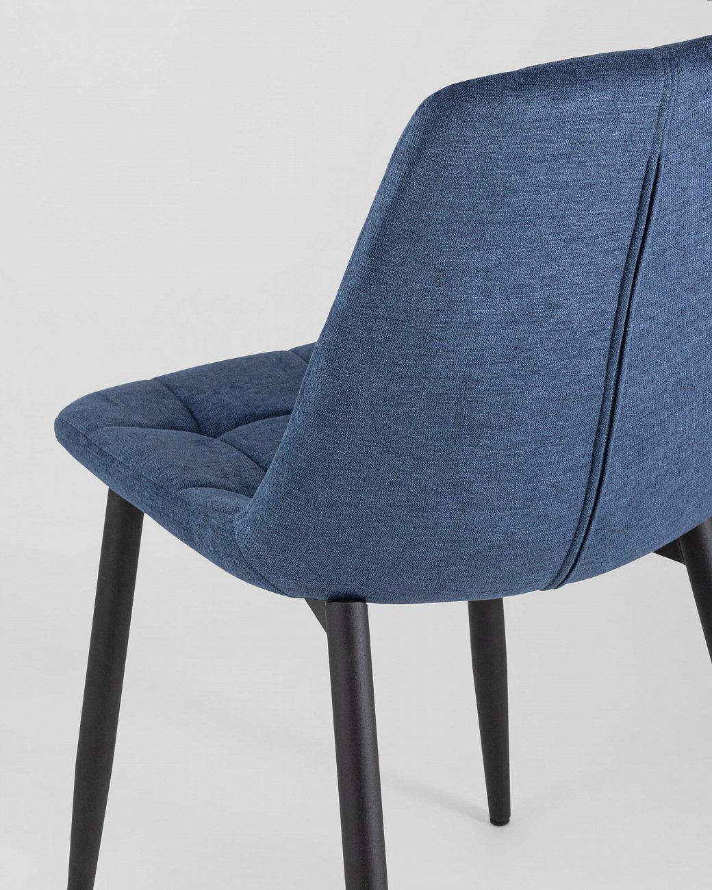 Стул со спинкой синий "Канзас" STOOL GROUP ДИЗАЙНЕРСКИЕ, ИНТЕРЬЕРНЫЕ 00-3946288 Синий  - Вид №6