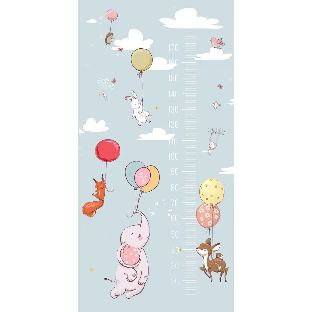 Фотообои «График роста» флизелиновые 100x200 см 4223 МОСКОВСКАЯ ОБОЙНАЯ ФАБРИКА Детский STLM-2077825