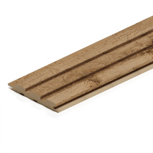 Панель Стеновая Реечная МДФ Stella Beats Light Пекан 2700x119x16 (4шт.упак.) STSR-222