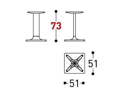 Алюминиевое основание стола Varaschin плинтус ARCH-00064523 - Вид №14