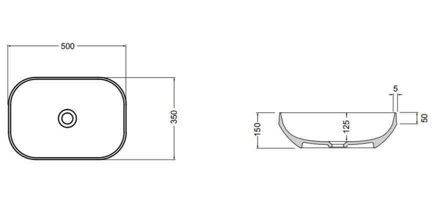 Керамическая прямоугольная столешница Axa Decus ARCH-00134794 - Вид №9