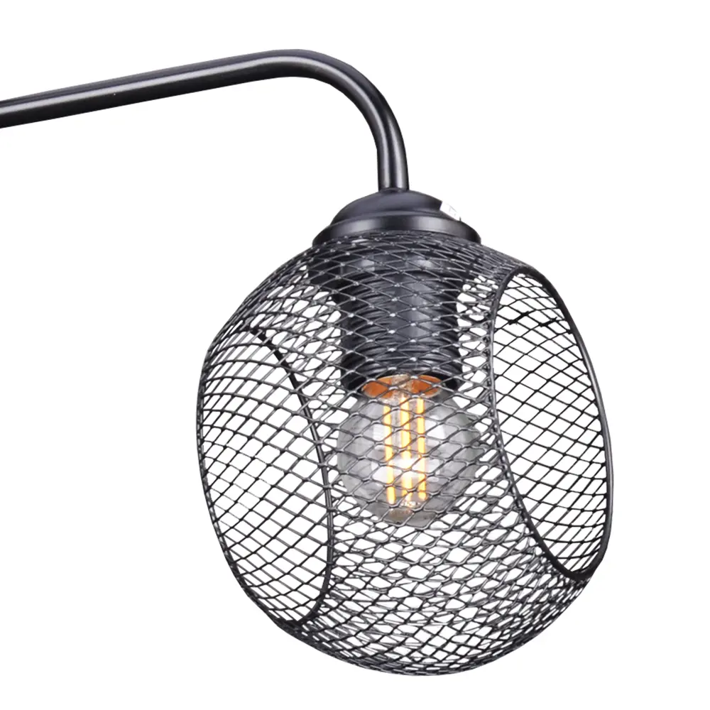 Люстра потолочная Эйр РС21386 3 лампы 10 м² цвет черный РОССВЕТ STLM-2129905 - Вид №4