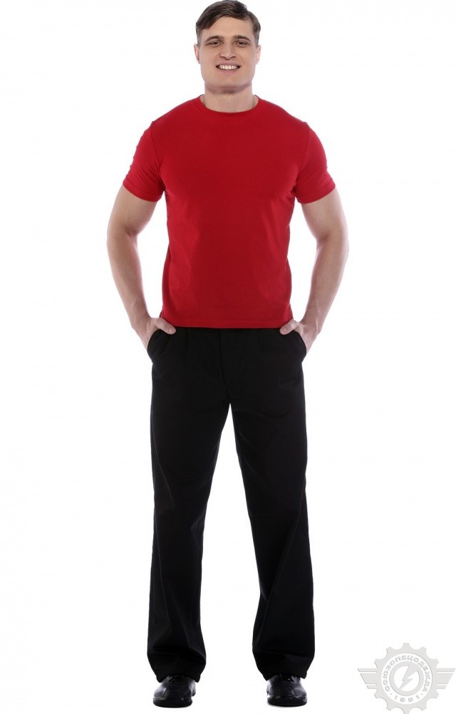 4958100 Футболка красная  Одежда для официантов  размер L (48-50) Спецодежда  - Вид №8