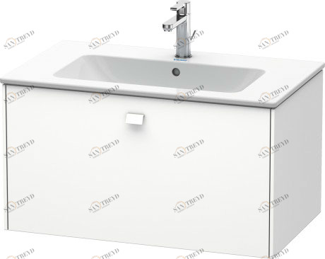 BR400201818 Brioso Тумбочка подвесная Белый матовый, декор Duravit