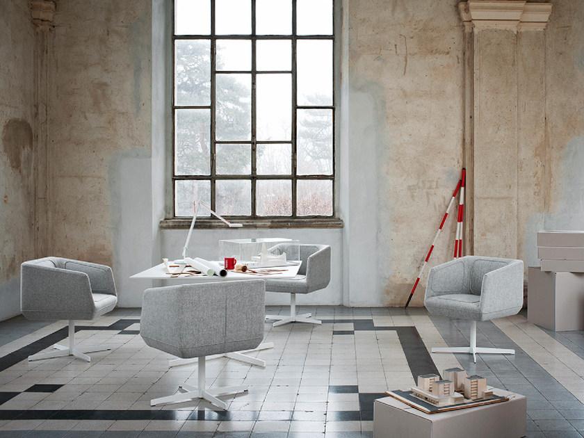 Tacchini Кресло из ткани с 4 спицами Dressed sun-id-1416853 - Вид №1