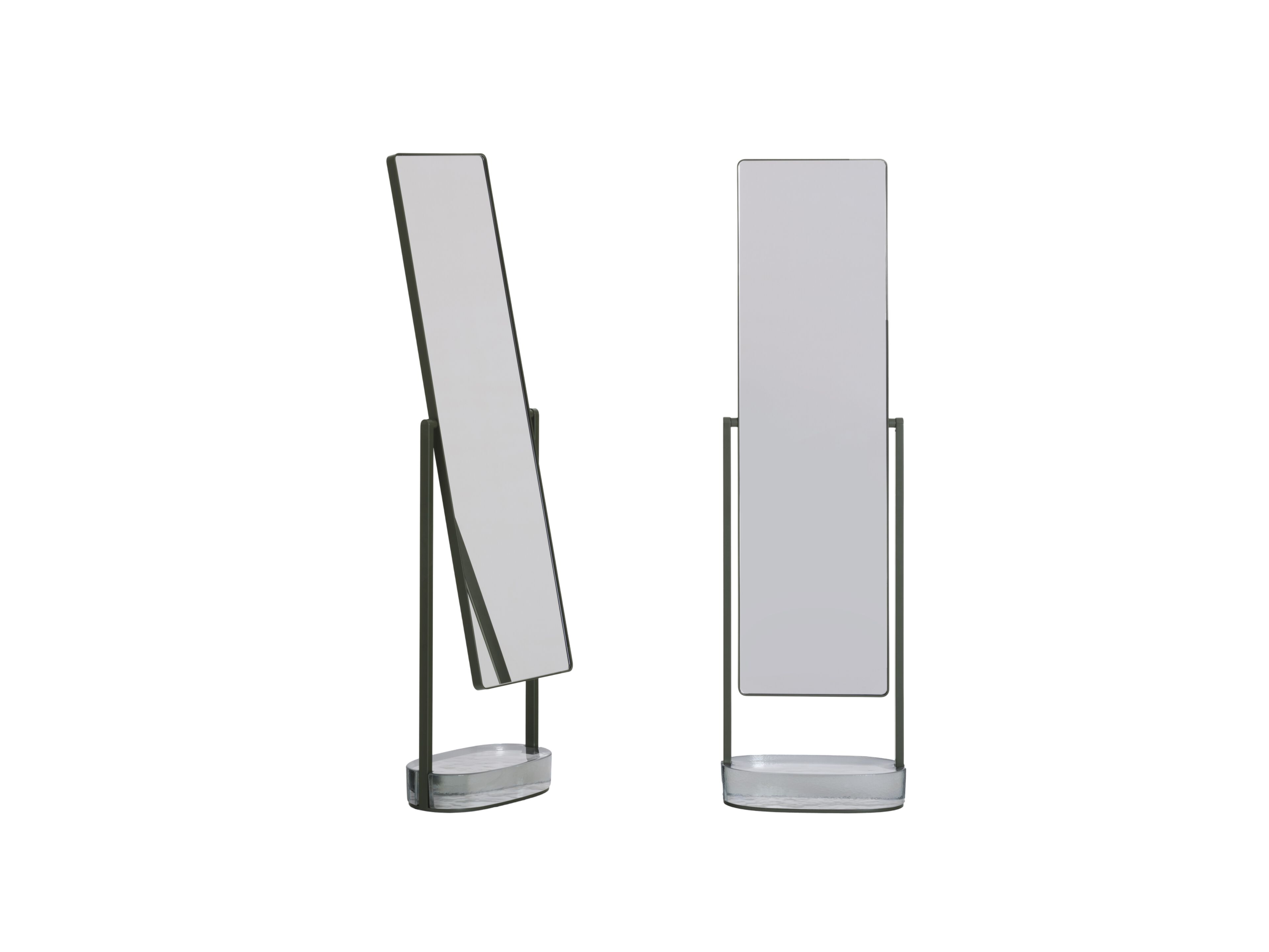 Прямоугольное напольное зеркало из нержавеющей стали Glas Italia счетчик веса ARCH-00092919