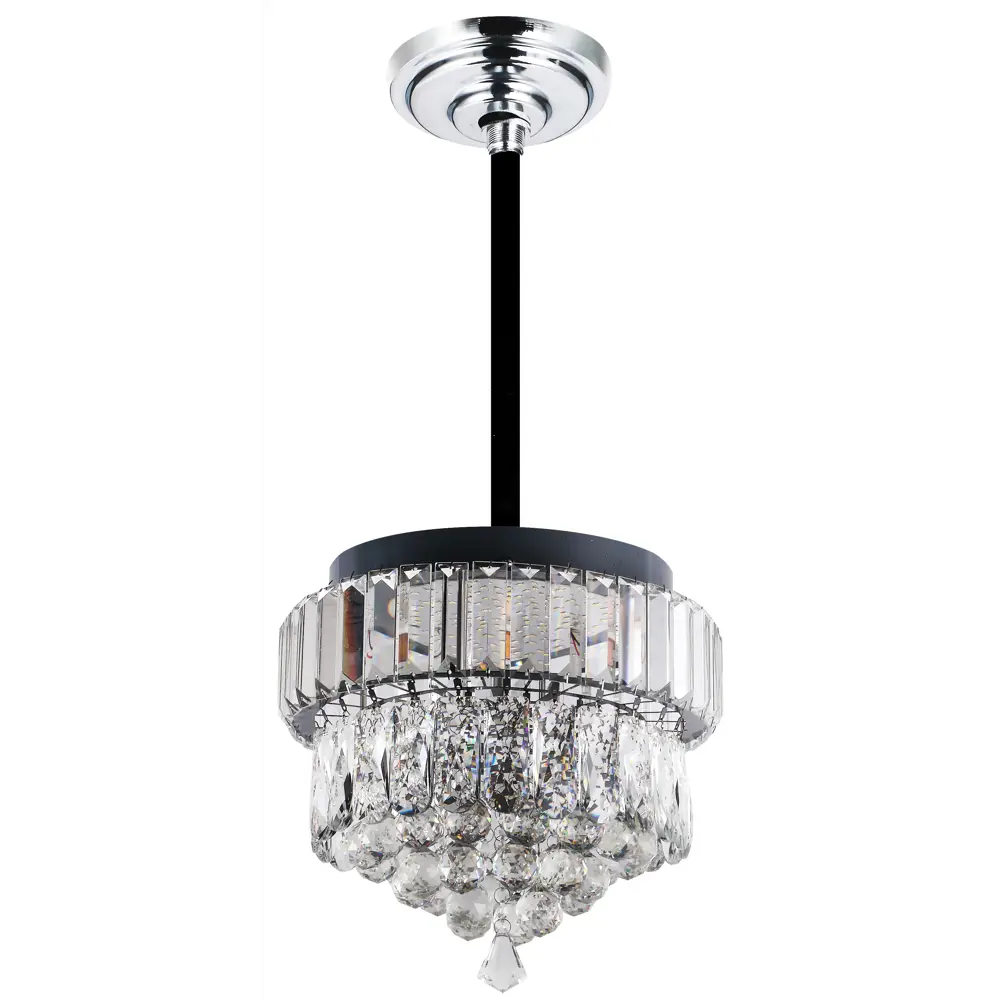 Люстра светодиодная Camelion Led LCL-1015 10 м² регулируемый белый свет цвет хром STLM-2009726