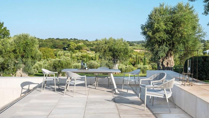 Varaschin Мягкое садовое кресло с подлокотниками Clever sun-id-1492811 - Вид №1