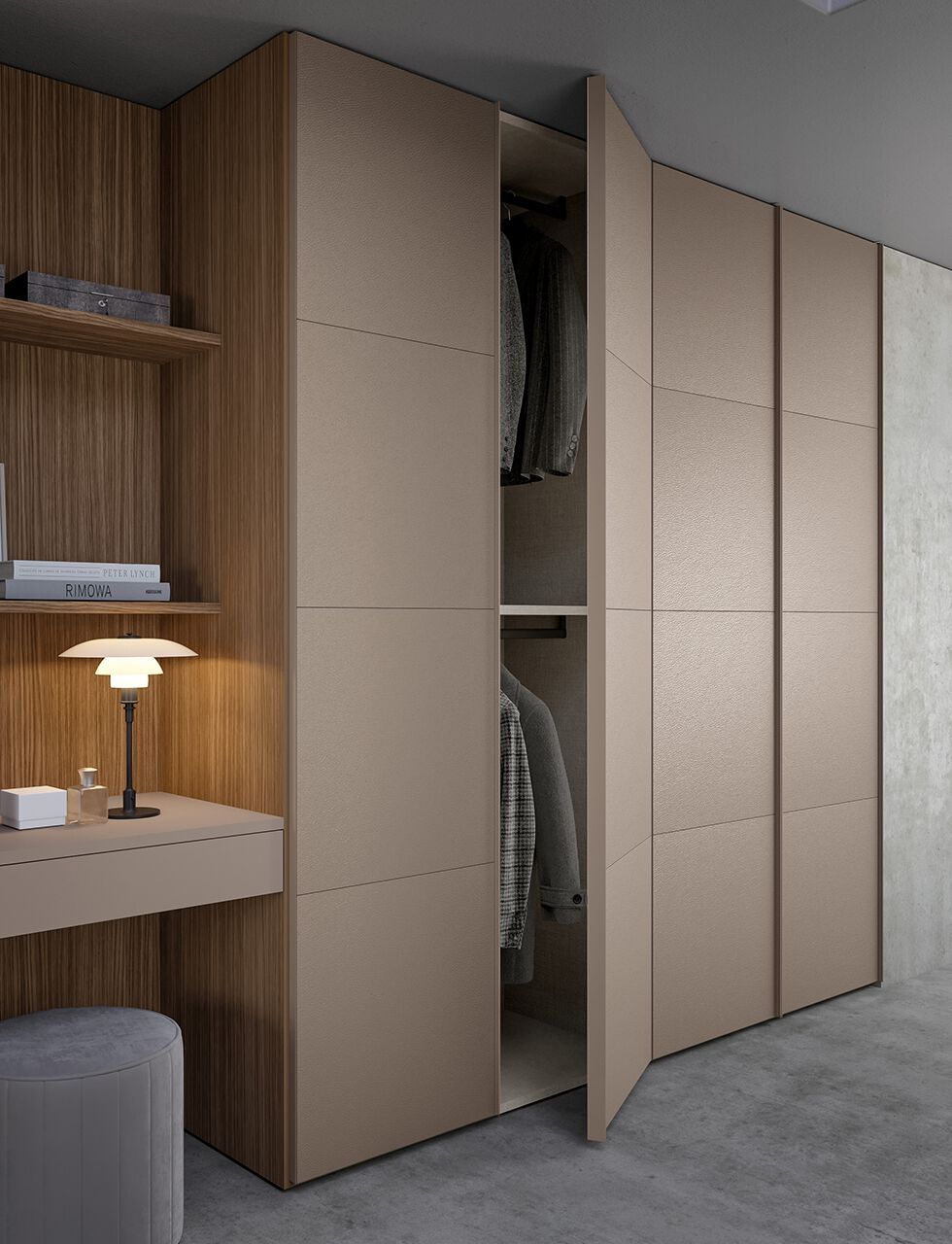 Секционный шкаф из искусственной кожи Adok ателье ARCH-00090250 - Вид №5