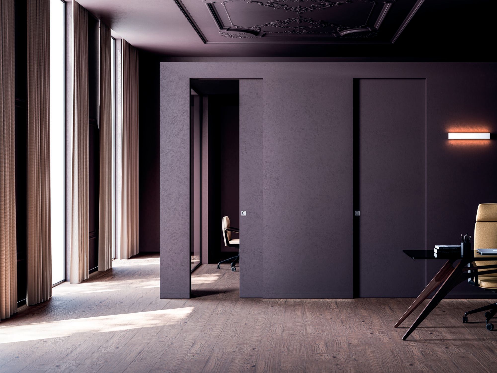 Необработанная дверная панель с покрашенной грунтовкой Eclisse дверные панели ARCH-00113275 - Вид №1