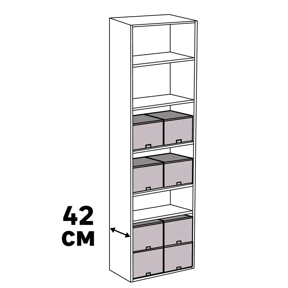 KONSENSA Органайзер для хранения 34,5×38,5×16 см 89397842 STLM-1573742 - Вид №7