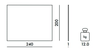 Открытый рециркулированный прямоугольный ковер ткани Kartell KLEO ARCH-00002176 - Вид №2