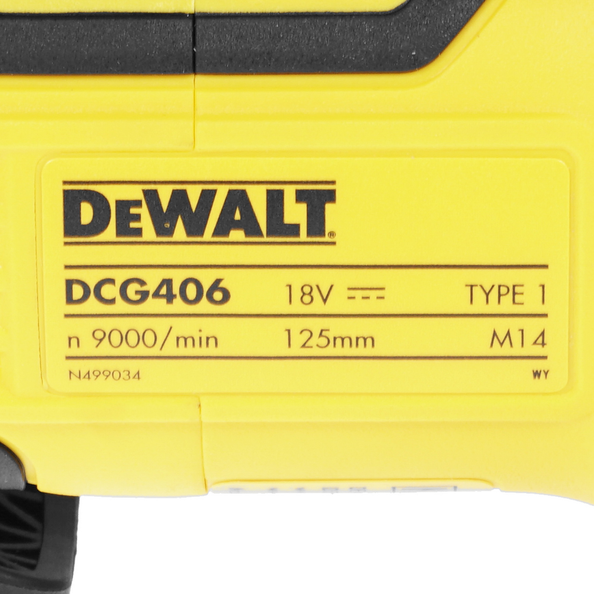 Углошлифовальная машина (УШМ) DeWalt DCG406N XR FLEXVOLТ 18/54V  , Без ЗУ, Без АКБ 8158024 STDN-0072643 - Вид №4