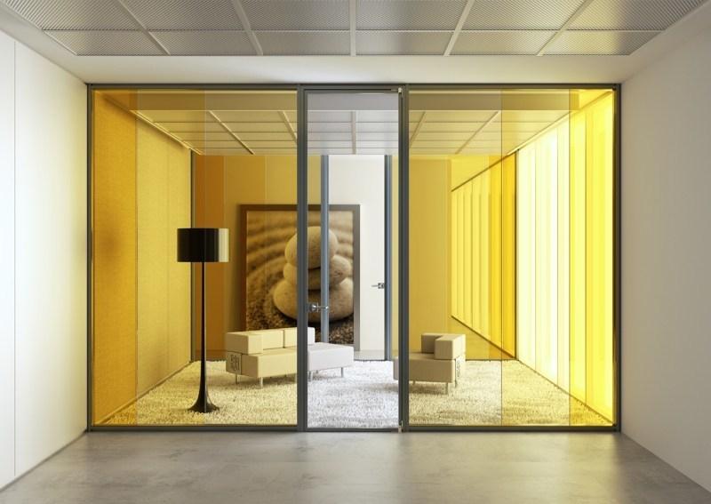 MASCAGNI Мобильная стена из алюминия и стекла для офиса Allinone sun-id-1370513 - Вид №12