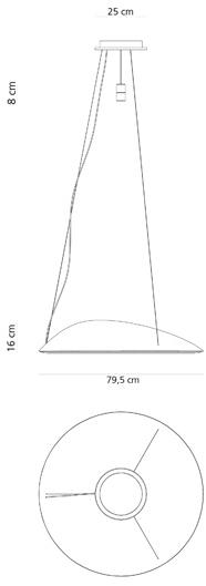 Artemide Светодиодный подвесной светильник прямого света из пмма Ameluna sun-id-1484717 - Вид №6