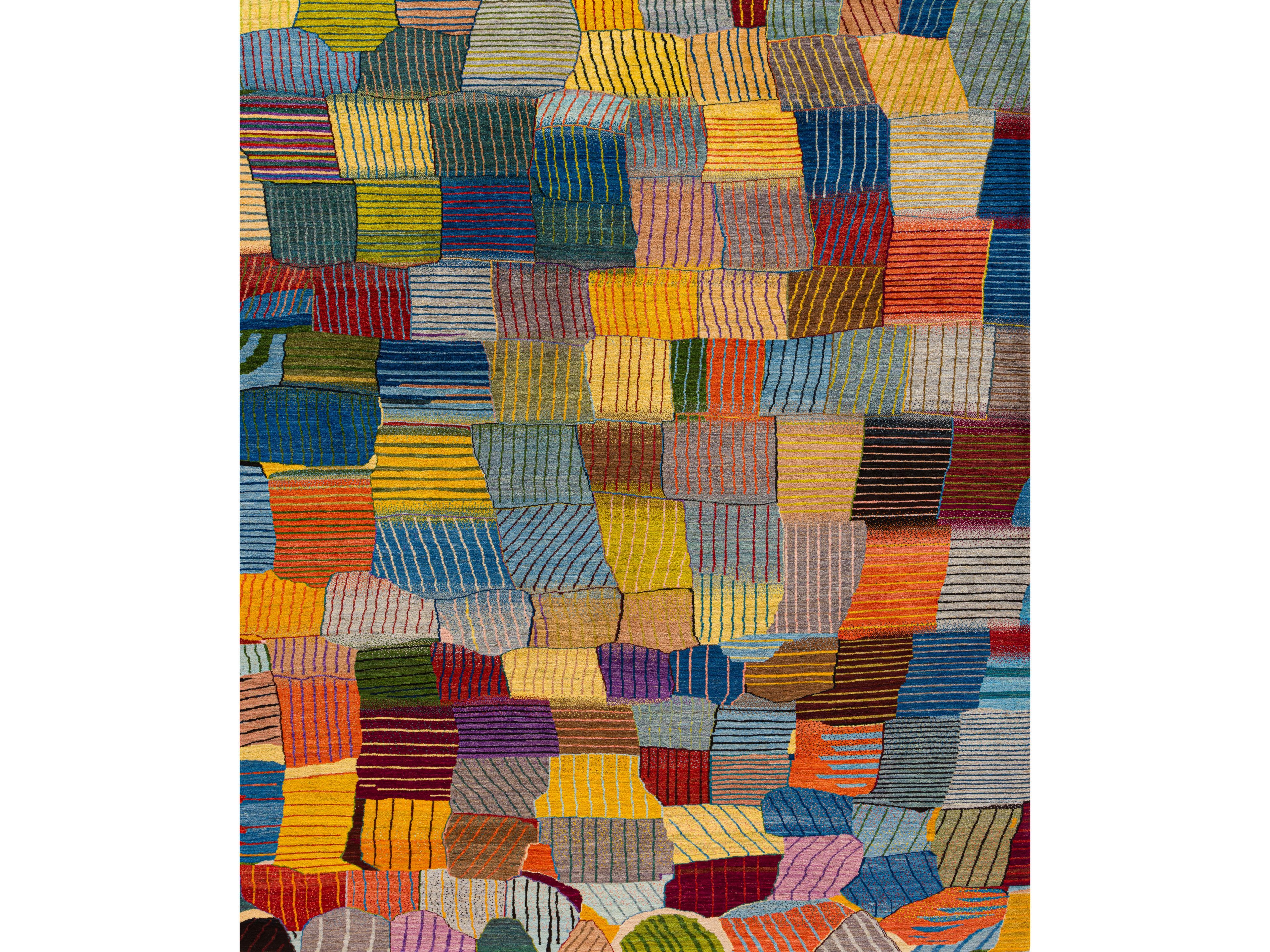 Прямоугольный шерстяной ковер Zollanvari Gabbehs Abstract &amp ARCH-00149649 - Вид №1