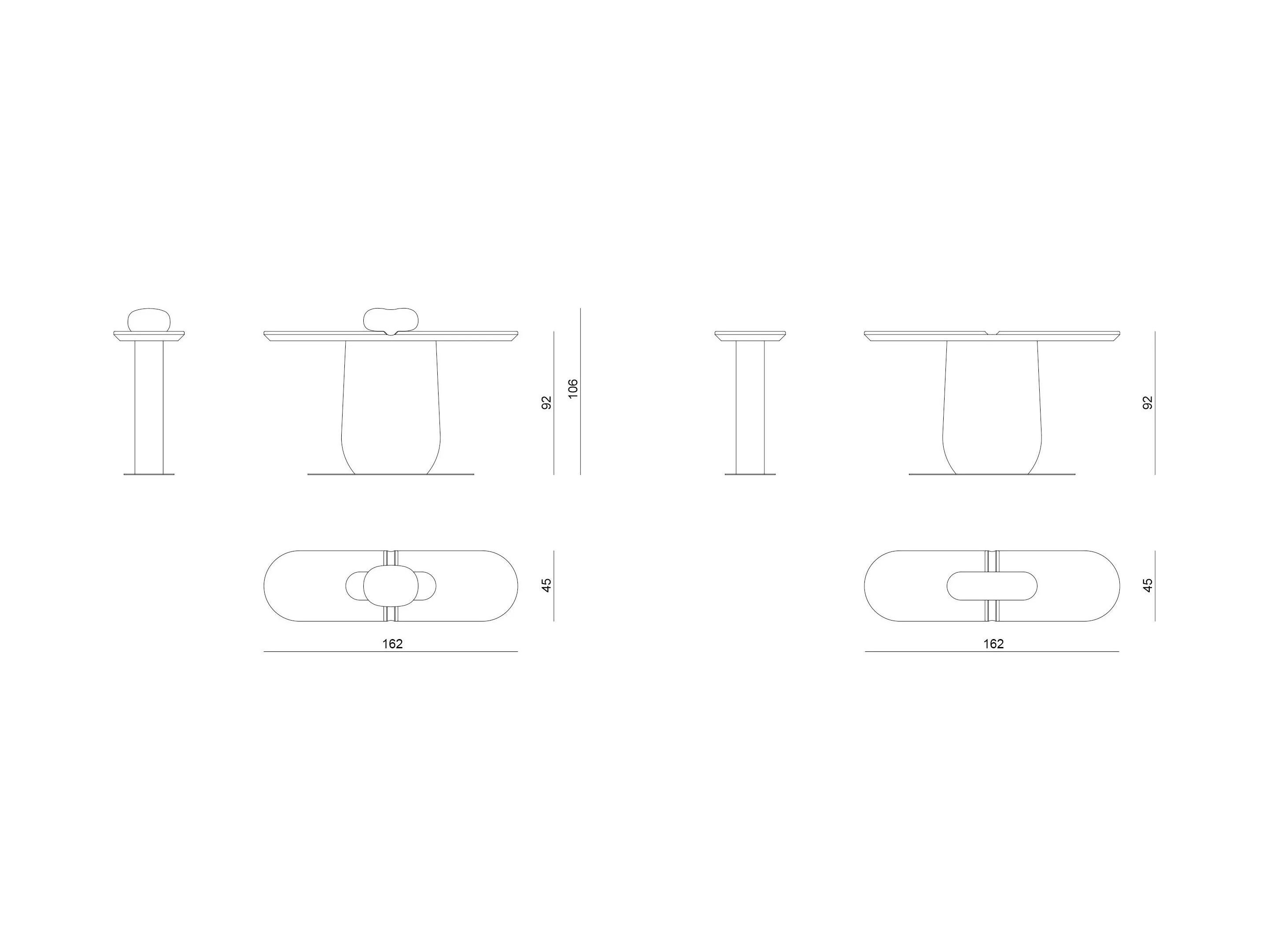 Овальная консоль Visionnaire Nomad ARCH-00103975 - Вид №7