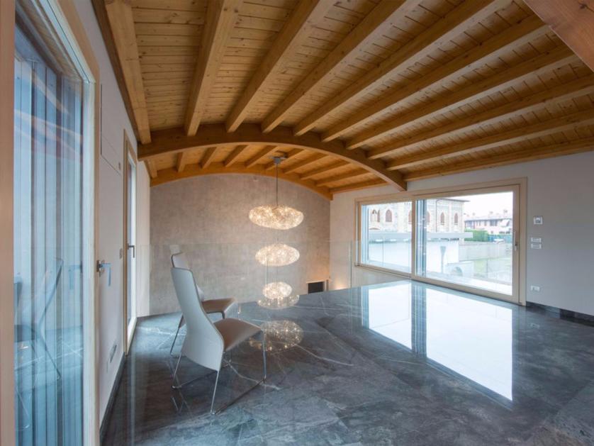 CARMINATI SERRAMENTI Копланарные французские двери из алюминия и дерева с тройным остеклением Passive 120 sun-id-1477325 - Вид №2