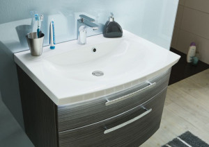 WUA357016(722/161) Puris Vuelta, тумба под раковину 700 мм, цвет белый высокоглянцевый