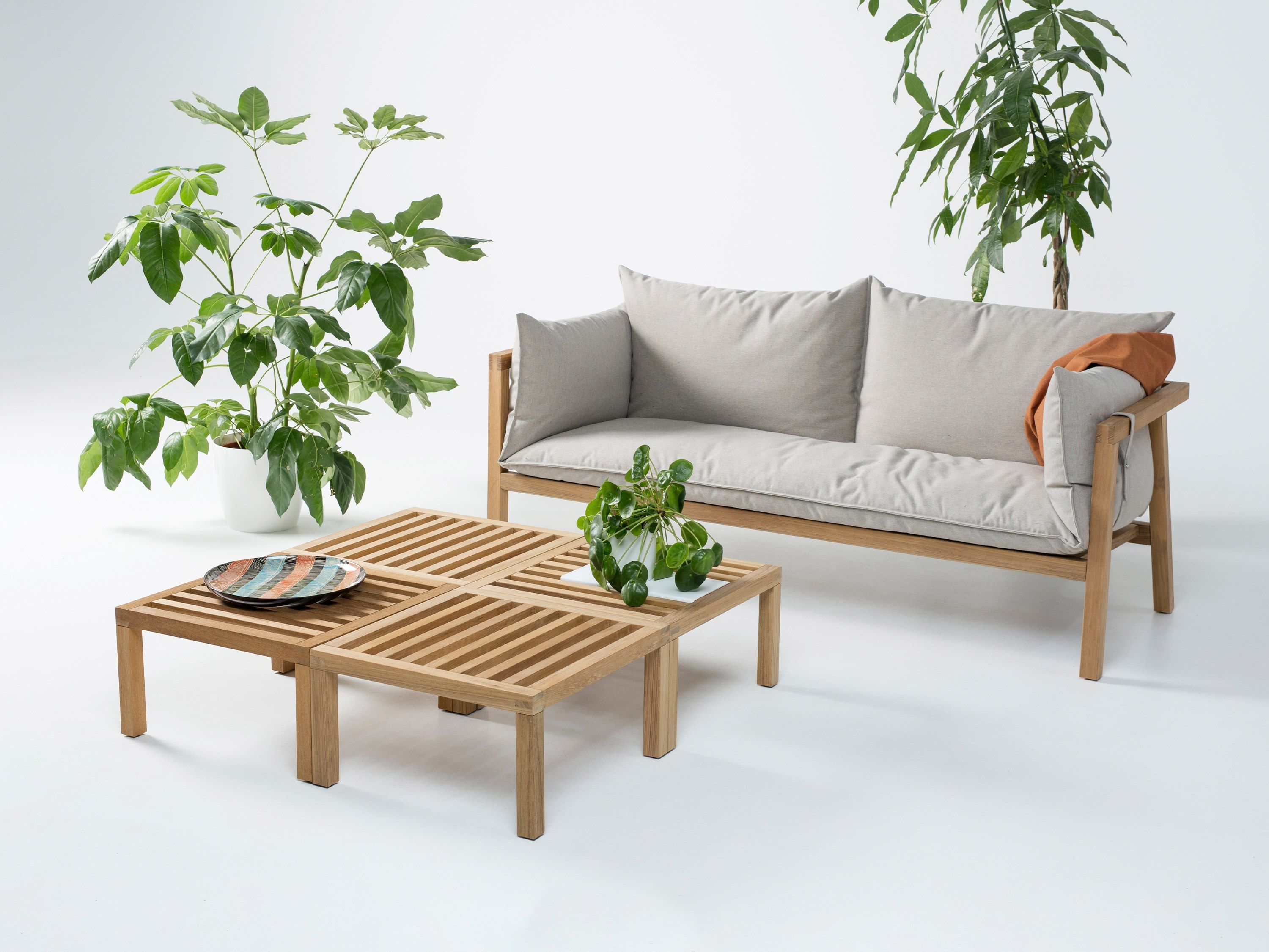 2-местный тканевый мягкий садовый диван prostoria Umomoku ARCH-00092311 - Вид №3