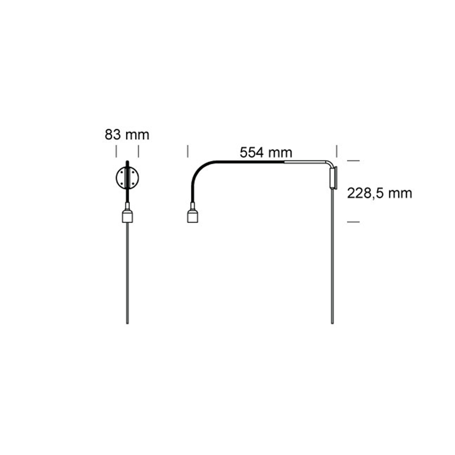 1950539 MENU Настенная лампа Уоррена Черный  - Вид №4