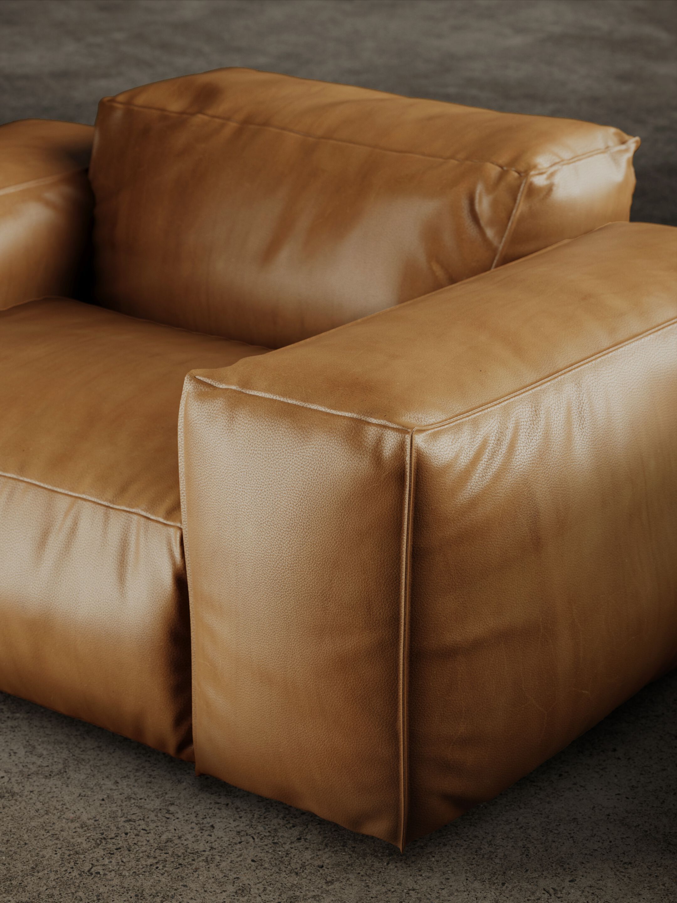 Кожаное кресло с подлокотниками GIOPAGANI RENCONTRE MOI ARCH-00062032