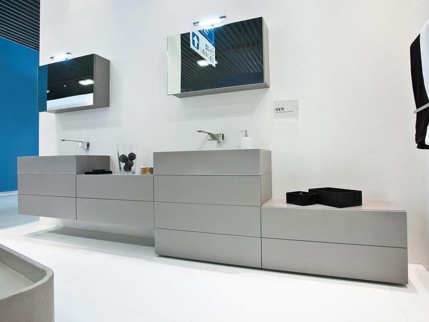 LASA IDEA Двойная модульная тумба под умывальник с ящиками Syn sun-id-1487368 - Вид №2