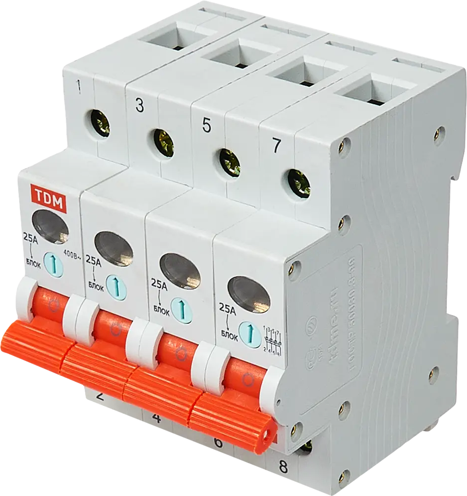 Выключатель нагрузки TDM Electric ВН-32 4P на 25 А 84399566