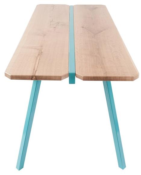 Askia Прямоугольный стол из стали и дерева Myway 1.t01.ok - Вид №8